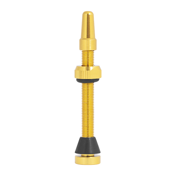 Válvula Para Tubeless RONTEK 60mm Alumínio Dourado - Par